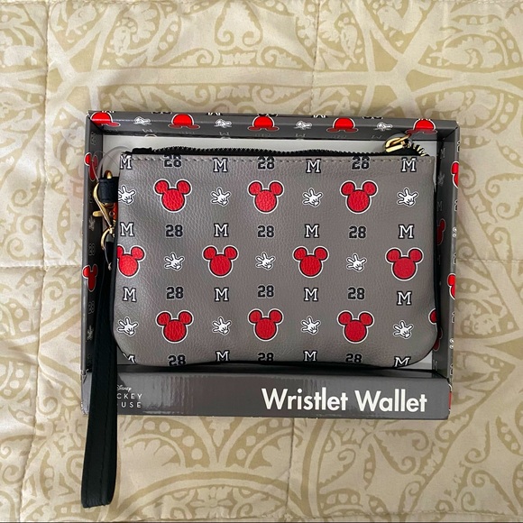 Disney Handbags - NWT Disney Mickey Mouse 1928 Style Wristlet / Wallet
